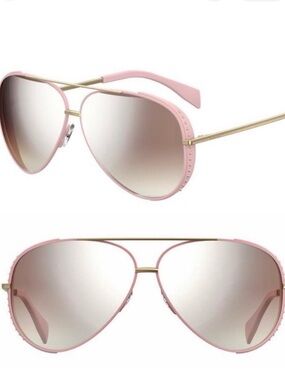Moschino Pink Blush Stud
Aviator Sunglasses